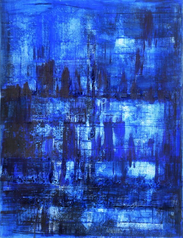 Encre, pigments purs, toile 116x89
