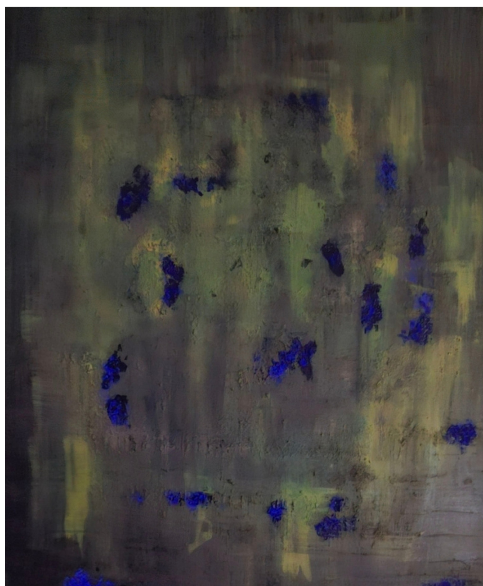 Oeuvre abstraite en tons sombres