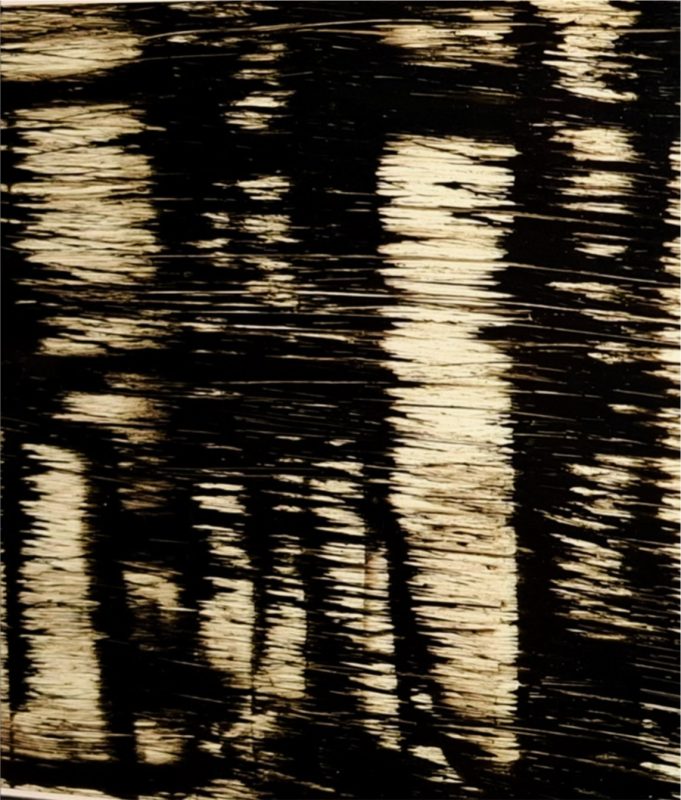 Oeuvre 20 — Encre sur verre, 50x40 cm
